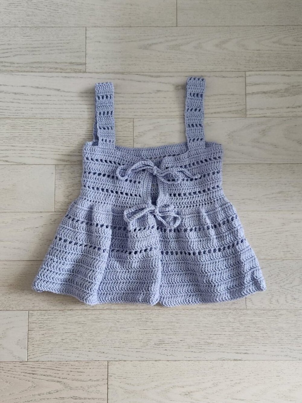Handmade Crochet Peplum Top